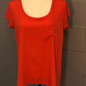 Ann Taylor Orange Blouse